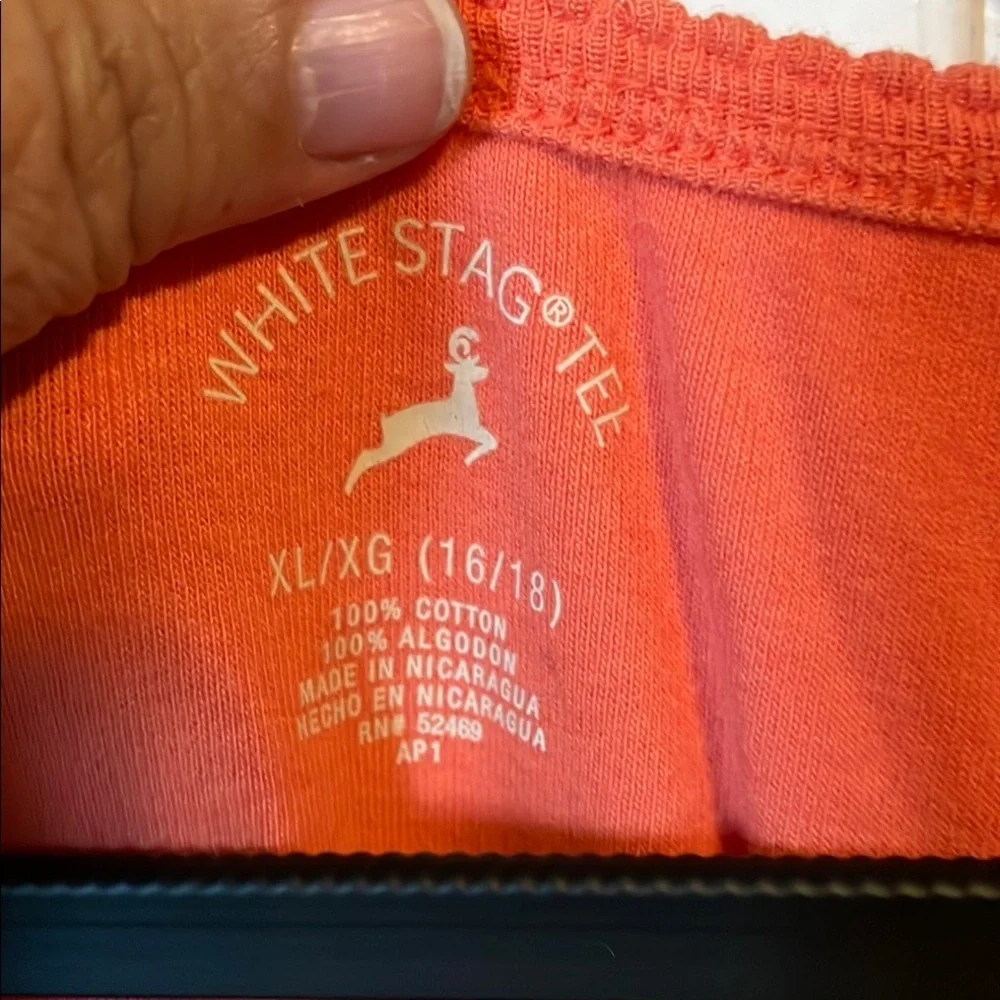 ❤️White Stag Orange and Blue Tank Tops (Bundle of 2)